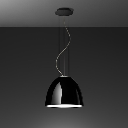 Artemide závěsné svítidlo Nur Mini Gloss E27 21W černé