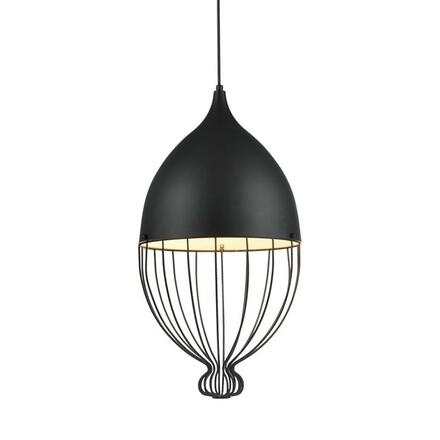 ACA Lighting Vintage závěsné svítidlo AD8042BK