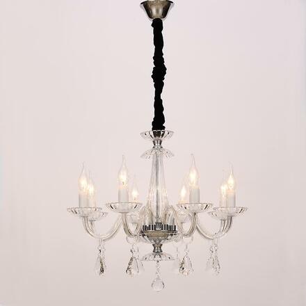 ACA Lighting Crystal závěsné svítidlo BLK80388PCC