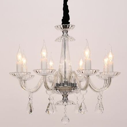 ACA Lighting Crystal závěsné svítidlo BLK80388PCC