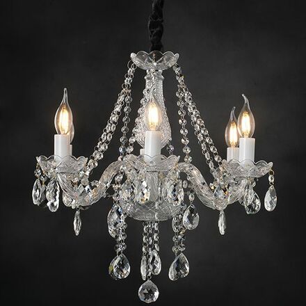 ACA Lighting Crystal závěsné svítidlo BLK80416PCC