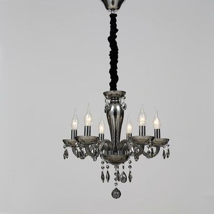 ACA Lighting Crystal závěsné svítidlo BLK82046PSGC