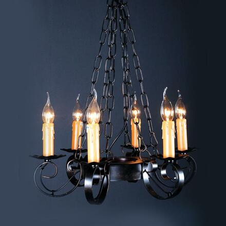 ACA Lighting závěsné svítidlo 6X40W E14 D51 H77 CX10496PO