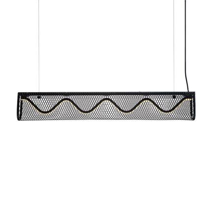 ACA Lighting závěsné svítidlo LED 11W 3000K 1180LM kov černá 8,5X80XH110CM OFIS DCR39211