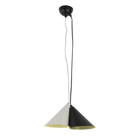 ACA Lighting závěsné svítidlo 2XE14 černá+šedý kov D32XH120CM DIOSCURI EF23P233BG
