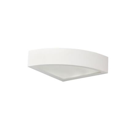 ACA Lighting sádrové nástěnné rohové svítidlo CORNER natural 215x215 mm 2xG9 G8577WC