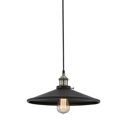 ACA Lighting Vintage závěsné svítidlo KS1288P361BK