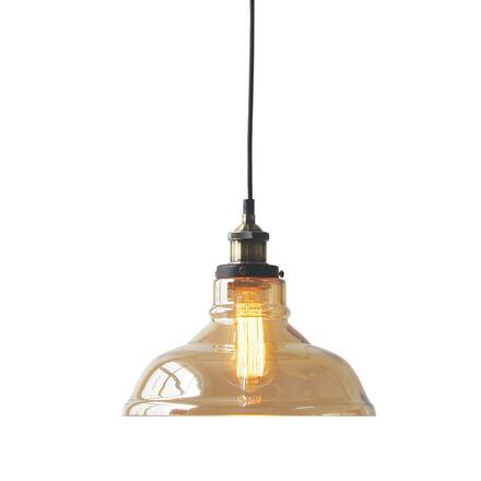 ACA Lighting Vintage závěsné svítidlo KS1295PAM1BK