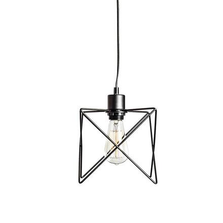 ACA Lighting Vintage závěsné svítidlo KS1462P1BK