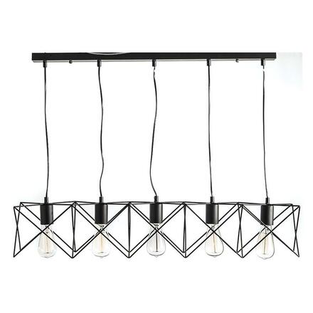 ACA Lighting Vintage závěsné svítidlo KS1462P5BK