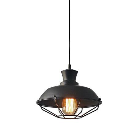 ACA Lighting Vintage závěsné svítidlo KS1463P1BK