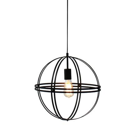 ACA Lighting Vintage závěsné svítidlo KS1483P1BK