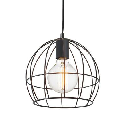ACA Lighting Vintage závěsné svítidlo KS202925BK