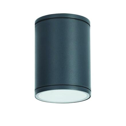 ACA Lighting E27 PAR30 venkovní kulaté stropní svítidlo 230V tmavě šedá IP65 MAX.35W LG2302E27G