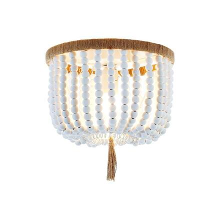 ACA Lighting stropní svítidlo 1XE27 SPETSES dřevěné kuličky IP20 ML127051P