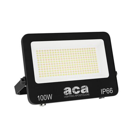 ACA Lighting LED SMD černý reflektor 100W 3CCT 10000lm 185-265V Ra80 IP66 N100CCT