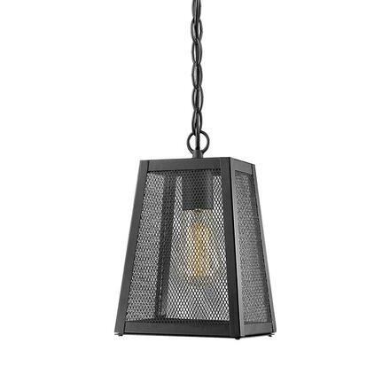 ACA Lighting Garden lantern venkovní závěsné svítidlo NYX1PBK