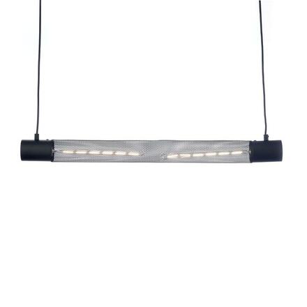 ACA Lighting závěsné svítidlo 2XE27 černá kov 72X6XH120CM ALCATRAZ OD602P72BK