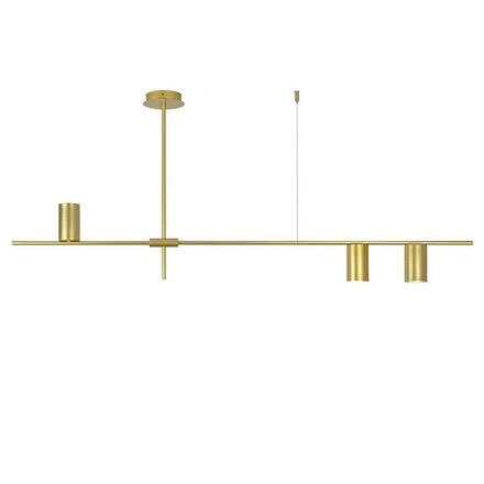 ACA Lighting stropní svítidlo 3XGU10 zlatá kov 130X12XH53CM ARISTO OD843C130G