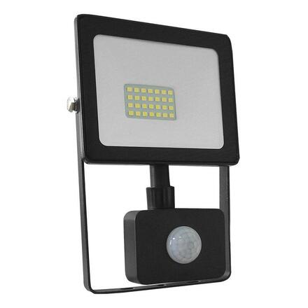 ACA Lighting černá SENSOR LED SMD reflektor IP66 20W 4000K 1700Lm 230V Ra80 Q2040S