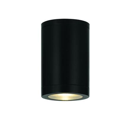ACA Lighting GU10 venkovní kulaté stropní svítidlo 230V černá IP65 GU10 MAX.7W SL7033B