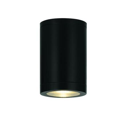 ACA Lighting GU10 venkovní kulaté stropní svítidlo 230V černá IP65 GU10 MAX.7W SL7033B