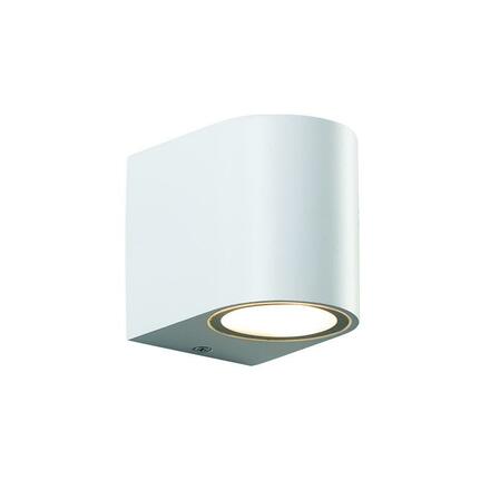 ACA Lighting GU10 venkovní nástěnné svítidlo  plast 230V bílá IP65 MAX 3W LED SL8210GU10W