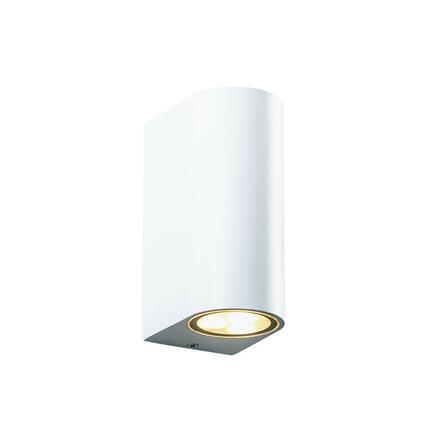 ACA Lighting GU10 venkovní nástěnné svítidlo plast 230V bílá IP65 MAX.2X3W LED SL8211GU10W