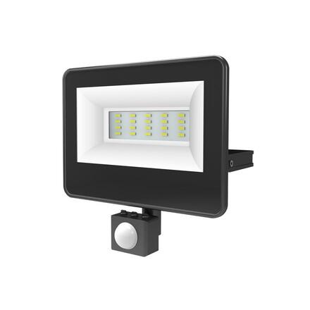 ACA Lighting černá SENSOR LED SMD reflektor IP66 10W 4000K 1030Lm 230V AC Ra80 V1040S