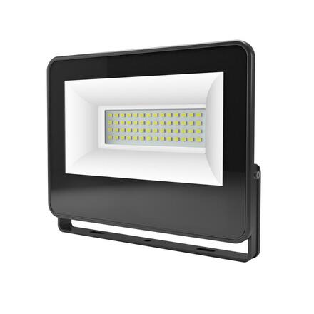 ACA Lighting černá LED SMD reflektor IP66 50W 4000K 5200Lm 230V AC Ra80 V5040