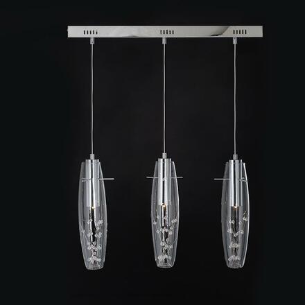 ACA Lighting Crystal LED závěsné svítidlo VANI659LEDP