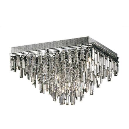 ACA Lighting stropní svítidlo 10XG9 křišťál 50X50 WB00510S