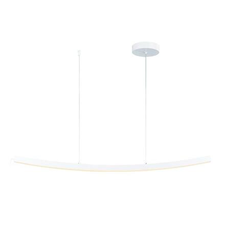 ACA Lighting závěsné svítidlo LED 20W 3000K 1400lm NAAVA bílá hliník IP20 102X15X110CM YL1721LEDPWH