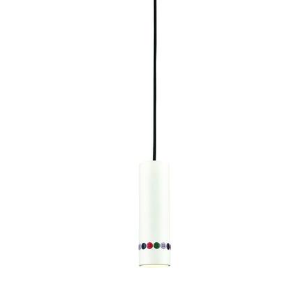 ACA Lighting závěsné svítidlo 1XGU10 BUTTONS bílá kov IP20 D6XD10XH150CM YL22271PCF