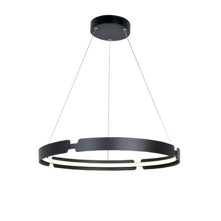 ACA Lighting závěsné svítidlo LED 34W 3000K 2720lm černá D40XH150CM THEMIDA ZM18LEDP60BK