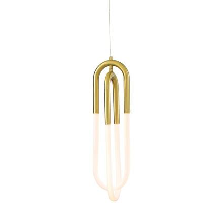 ACA Lighting závěsné svítidlo LED 16W 3000K 1120lm VENUS mosaz kov 15X15XH230CM ZM33LEDP15BR