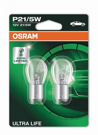 OSRAM P21/5W 12V 21/5W BAY15d ULTRA LIFE 2ks blistr 7528ULT-02B