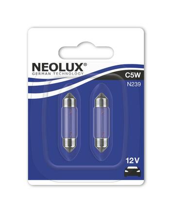 NEOLUX C5W 12V 5W  SV8,5-8 sufitka 2ks blistr N239-02B