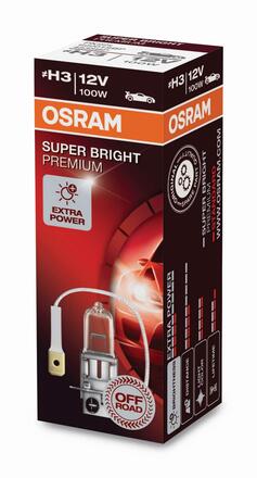 OSRAM H3 62201SBP 12V 100W PK22S Off Road