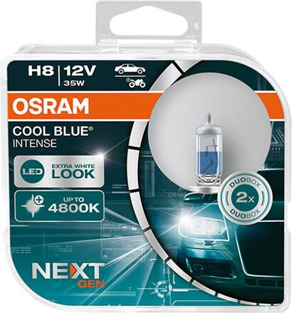 OSRAM H8 COOL BLUE INTENSE Next Gen 12V 35W 64212CBN-HCB PGJ19-1 duobox