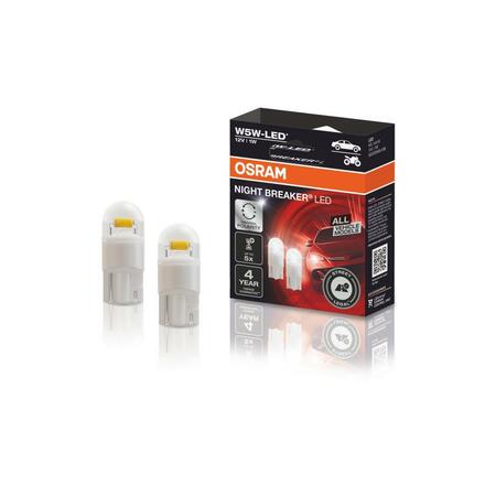 OSRAM LED W5W 12V 1W W2.1x9.5d GEN2 homologace 5700K blistr 2ks 2825DWNB-2HFB