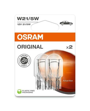 OSRAM W21/5W 12V 21/5 W W3x16q 2ks blistr 7515-2BL