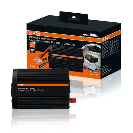 OSRAM POWERinvert měnič napětí 12V DC na 230V 300W 1ks OEINVU300