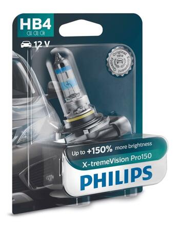 Philips HB4 12V 51W P22d X-tremeVision Pro150 1ks blistr 9006XVPB1