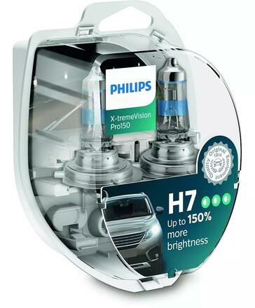 Philips H7 X-treme VISION 12V 12972XVPS2 +150%