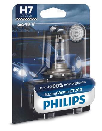 Philips H7 12V 55W PX26d RacingVision GT200 1ks blistr 12972RGTB1