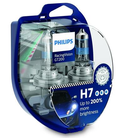 Philips H7 12V 55W PX26d RacingVision GT200 2ks 12972RGTS2