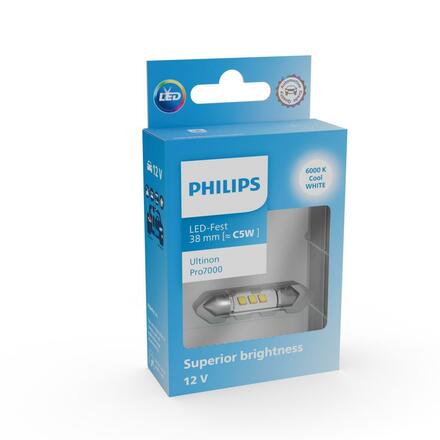 Philips Festoon 38mm 12V SV8.5 Ultinon Pro7000 6000K NOECE 1ks 11854CU70X1