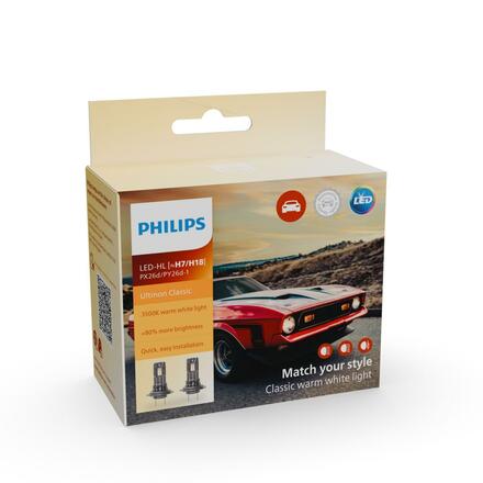 Philips H7/H18 12V PX26d/PY26d-1 Ultinon Classic 2510 NOECE 2ks 11972U2510C2