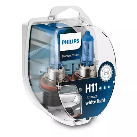 Philips H11 12V 55W PGJ19-2 DiamondVision 2ks 12362DVS2